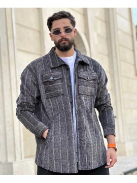 پیراهن کتی مخمل کبریتی کد 1795